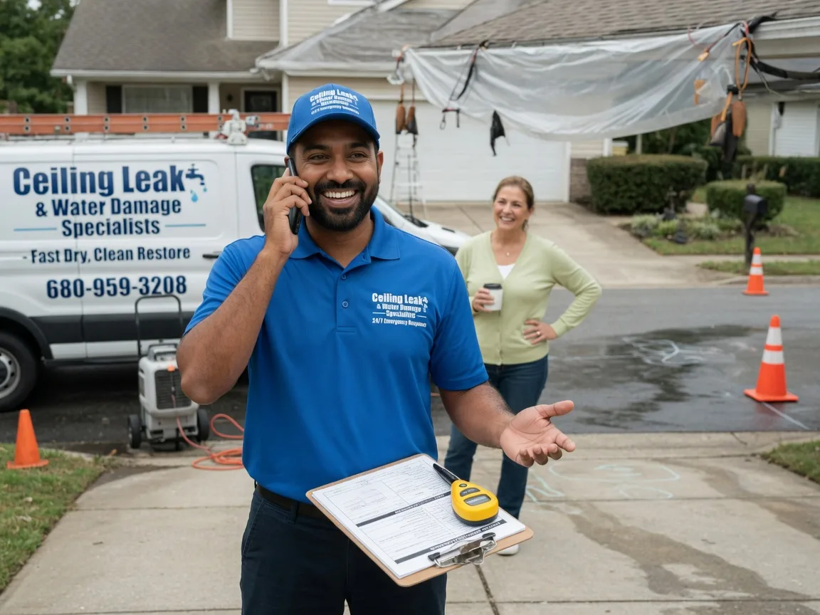 Ceiling Leak Cleanup Rockford, IA FAQs